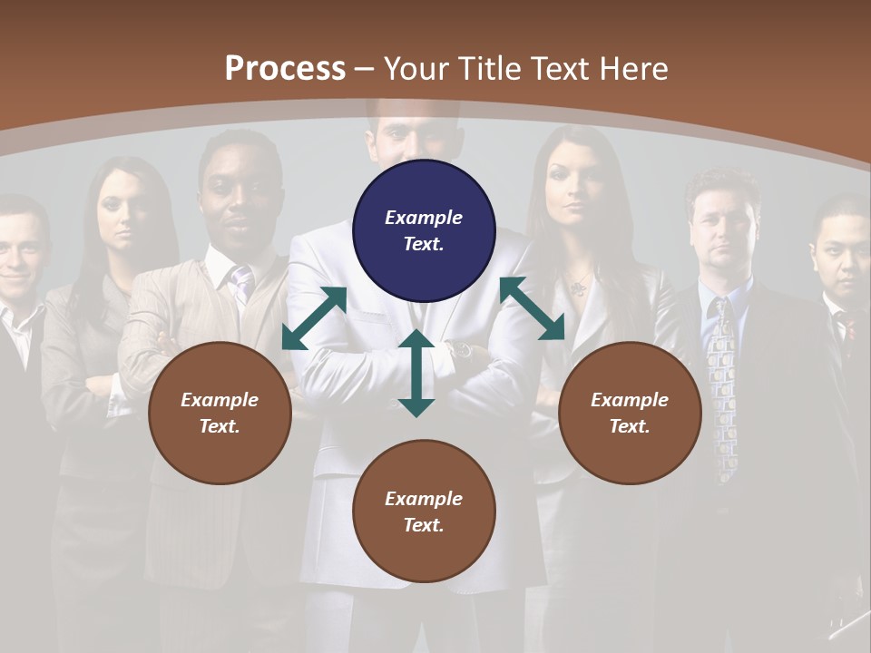Partner Teamwork Business PowerPoint Template
