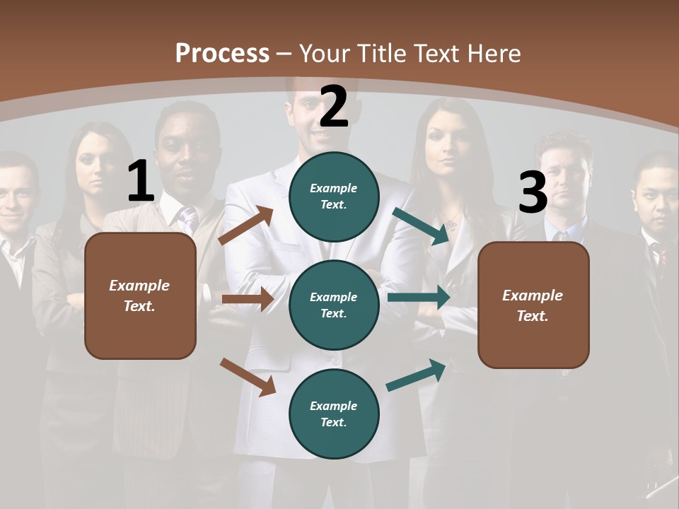 Partner Teamwork Business PowerPoint Template