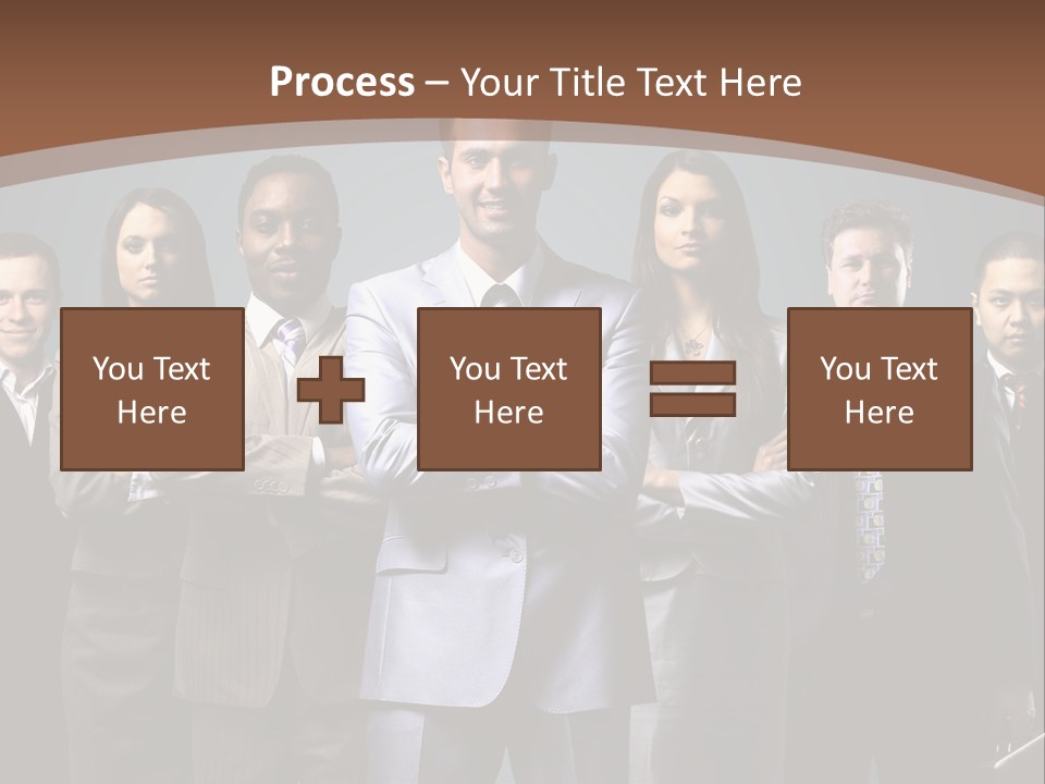 Partner Teamwork Business PowerPoint Template