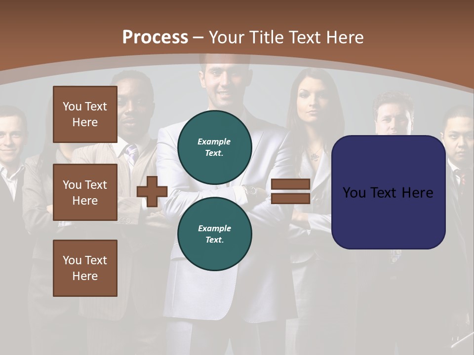 Partner Teamwork Business PowerPoint Template