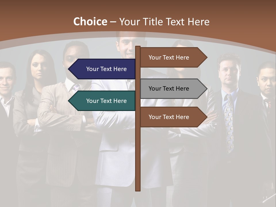 Partner Teamwork Business PowerPoint Template