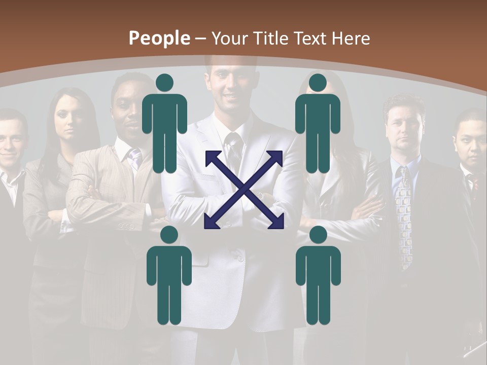 Partner Teamwork Business PowerPoint Template