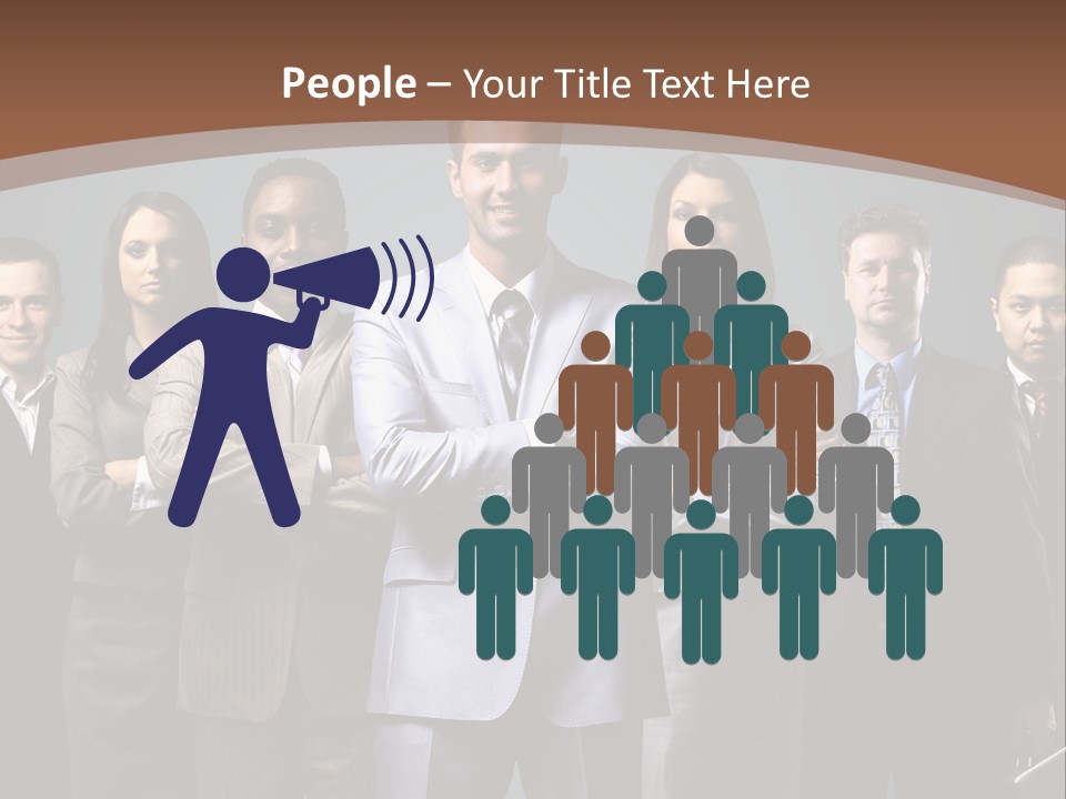 Partner Teamwork Business PowerPoint Template