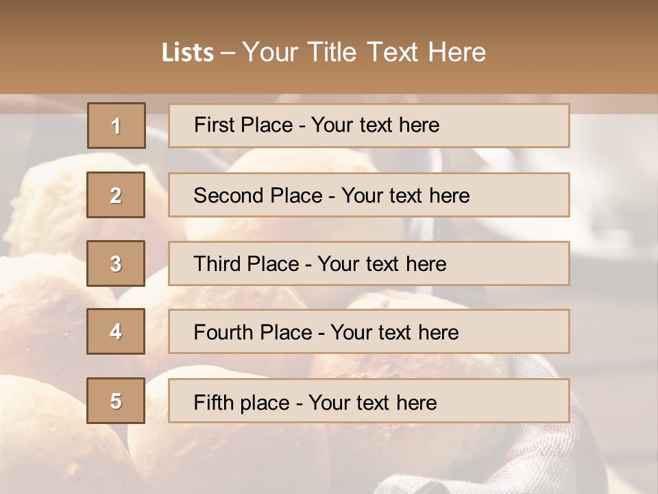 Butter Brazilian Cuisine P PowerPoint Template
