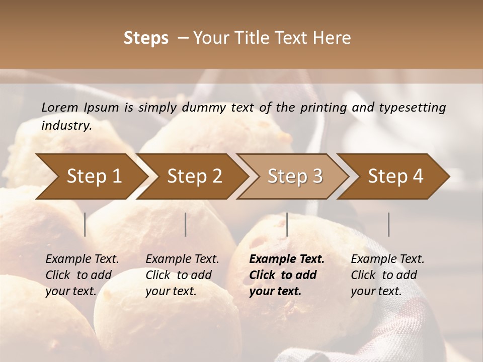 Butter Brazilian Cuisine P PowerPoint Template