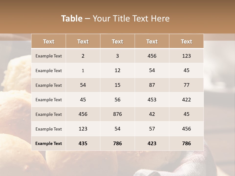 Butter Brazilian Cuisine P PowerPoint Template