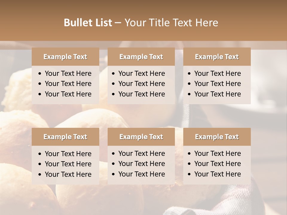 Butter Brazilian Cuisine P PowerPoint Template