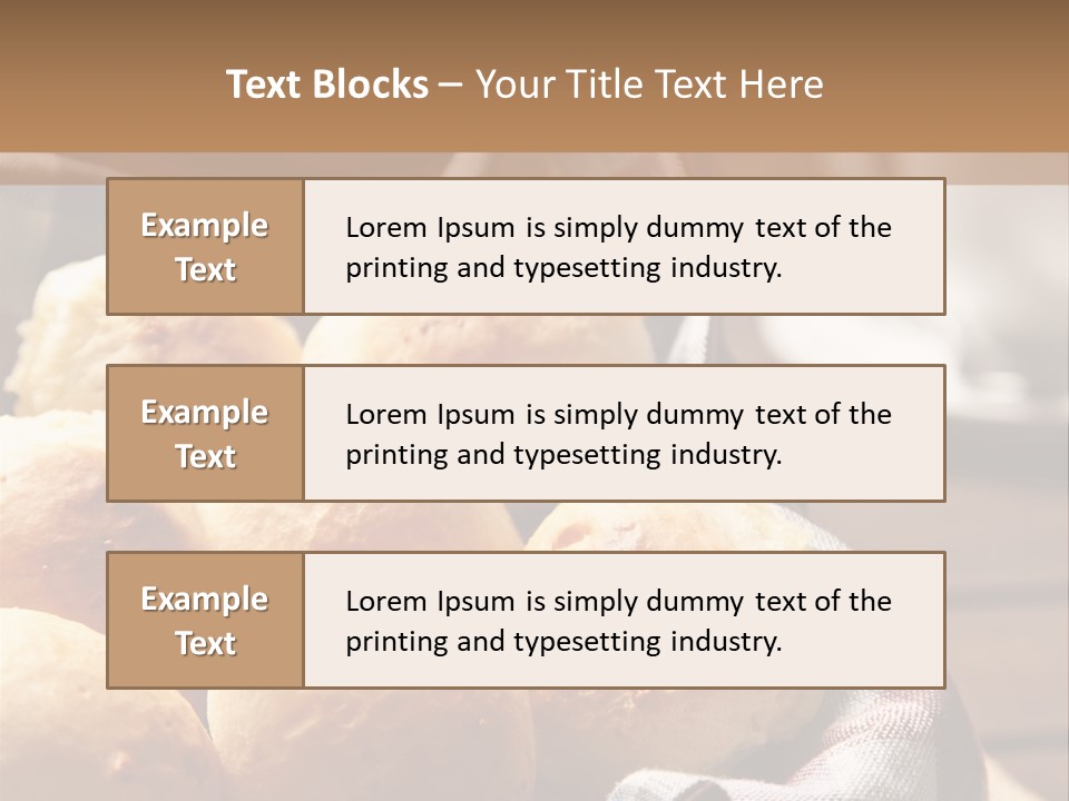 Butter Brazilian Cuisine P PowerPoint Template