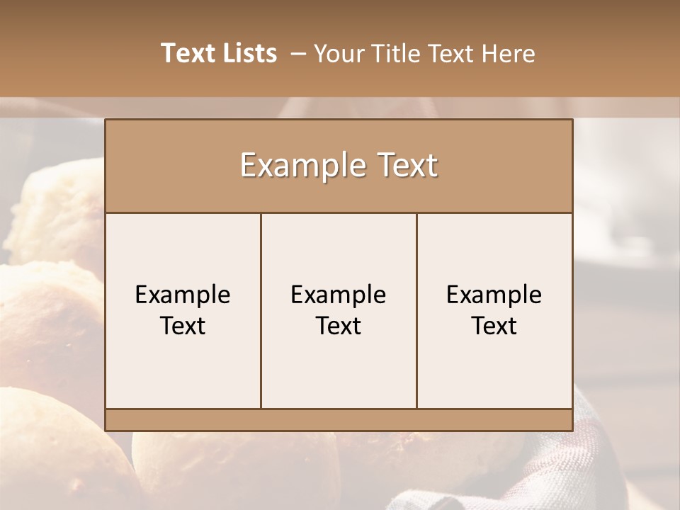 Butter Brazilian Cuisine P PowerPoint Template