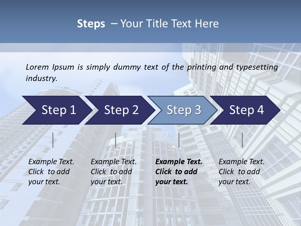 High Building Bright PowerPoint Template