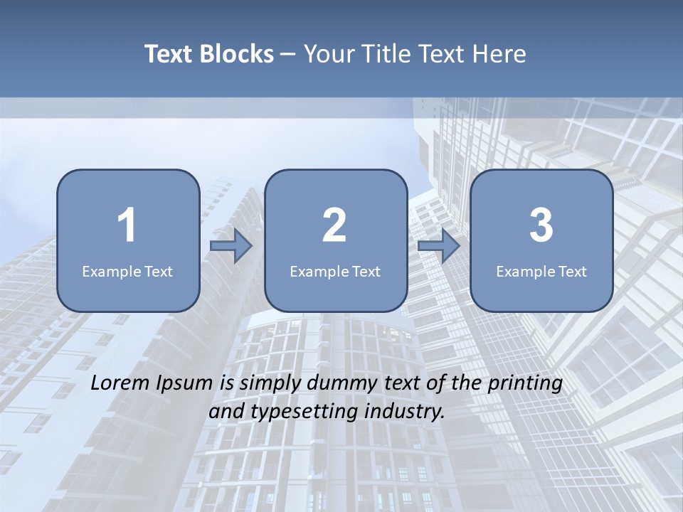 High Building Bright PowerPoint Template