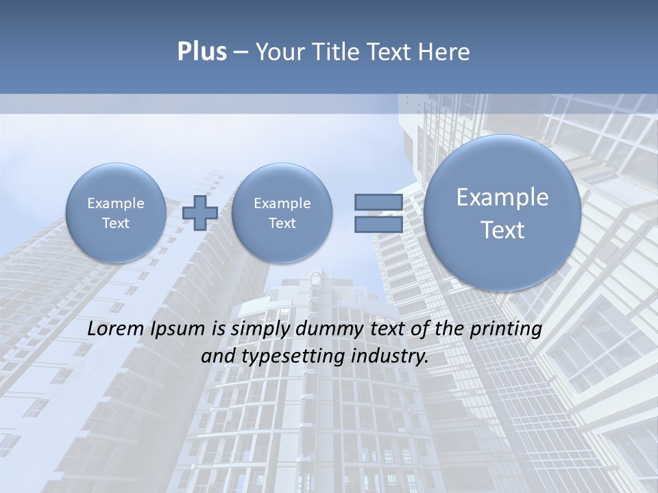 High Building Bright PowerPoint Template