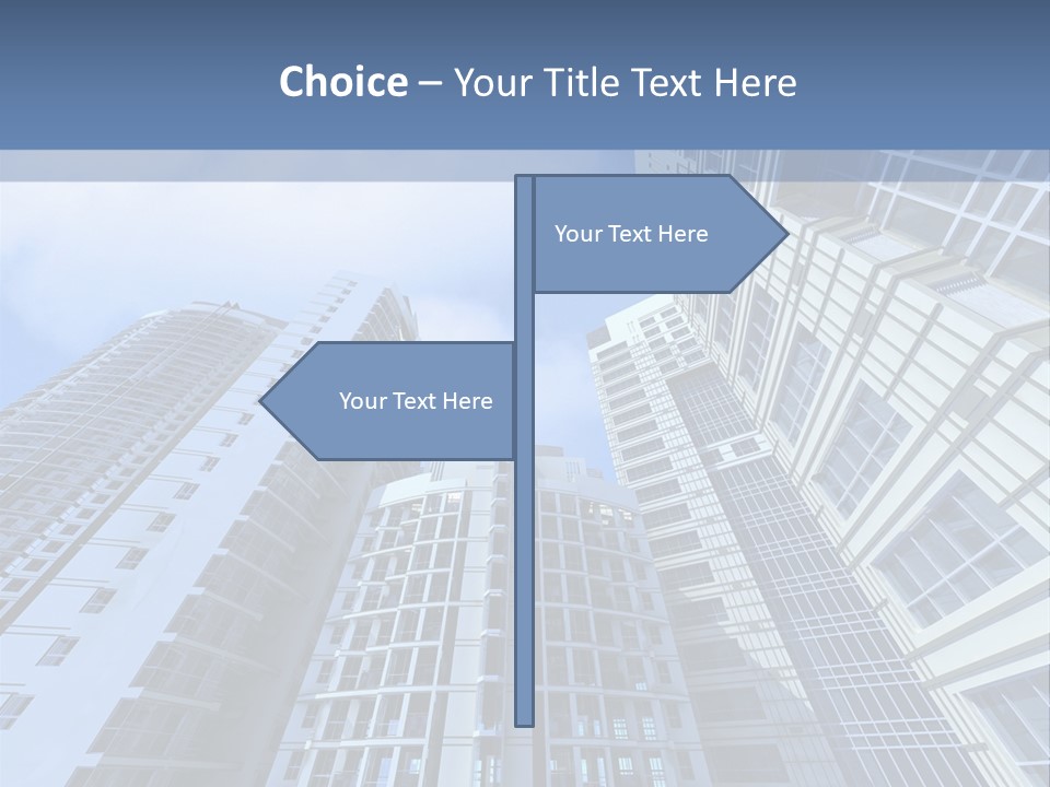 High Building Bright PowerPoint Template