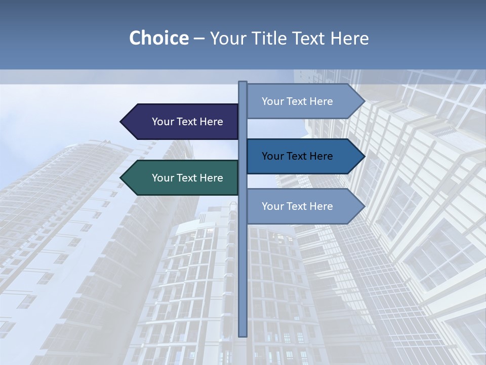 High Building Bright PowerPoint Template