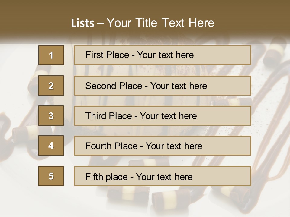 Closeup Coffee Flavor PowerPoint Template