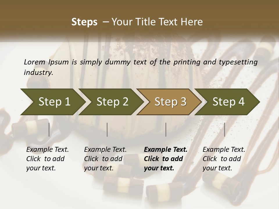 Closeup Coffee Flavor PowerPoint Template