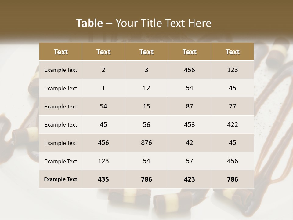 Closeup Coffee Flavor PowerPoint Template