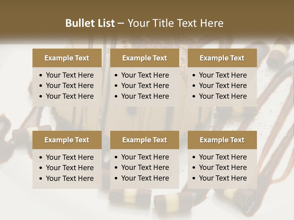 Closeup Coffee Flavor PowerPoint Template