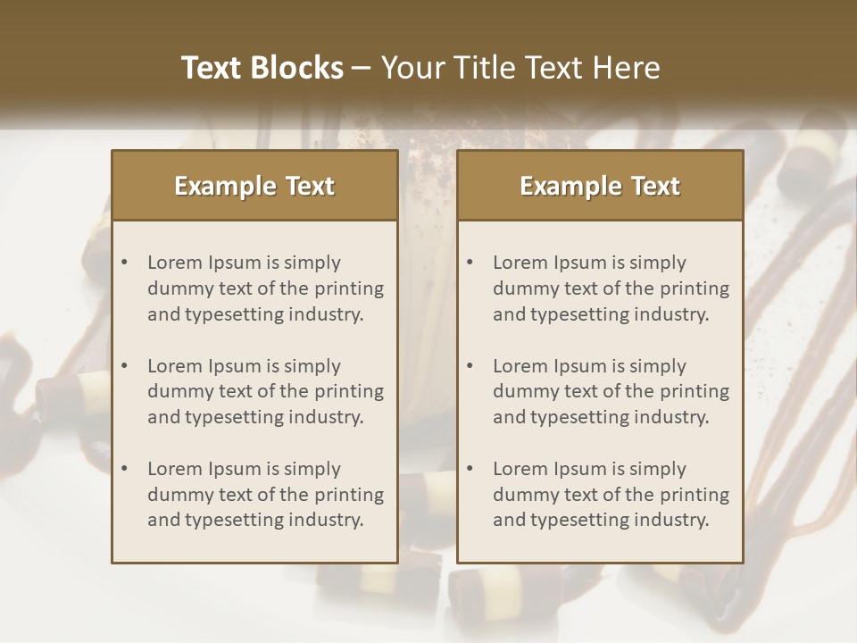 Closeup Coffee Flavor PowerPoint Template