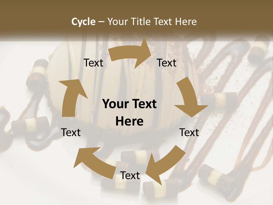 Closeup Coffee Flavor PowerPoint Template