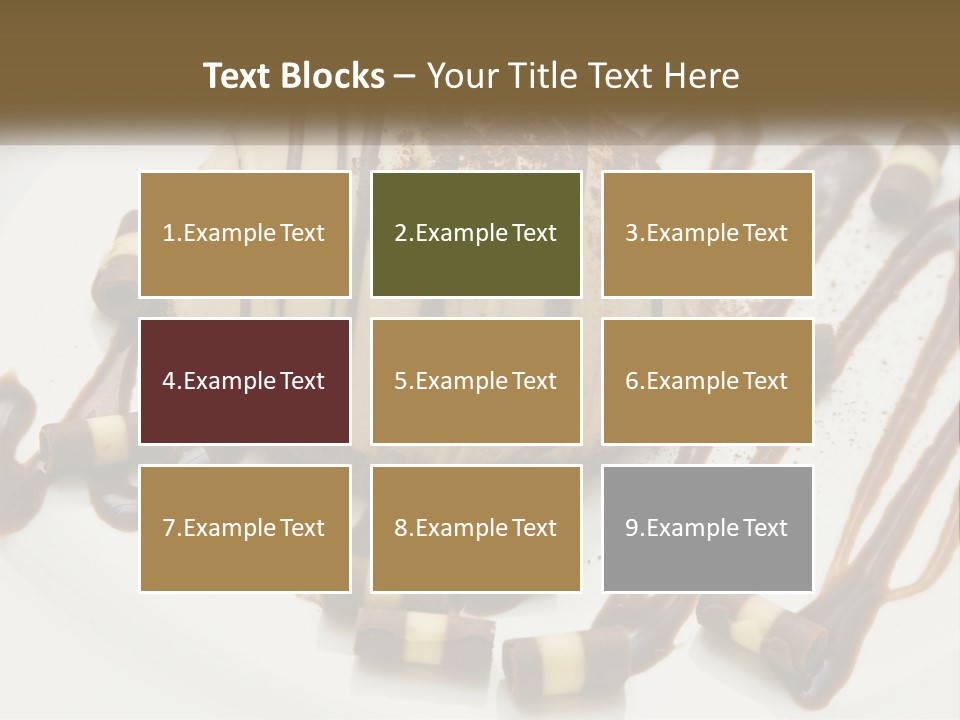 Closeup Coffee Flavor PowerPoint Template