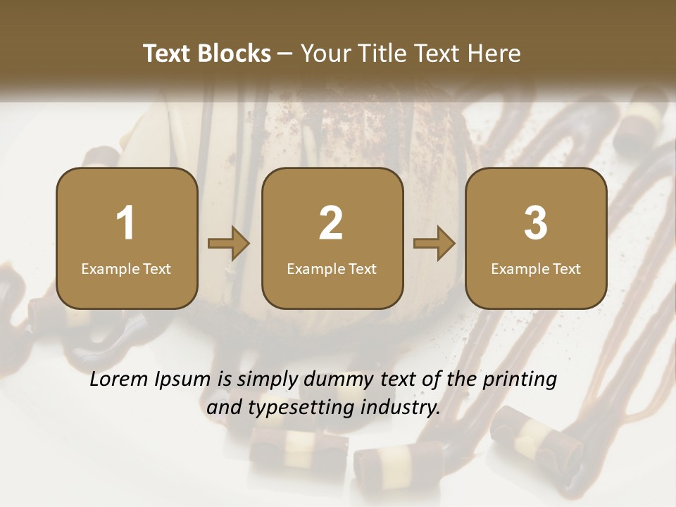 Closeup Coffee Flavor PowerPoint Template