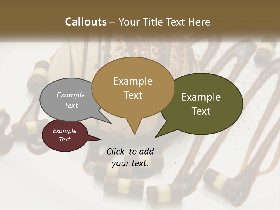 Closeup Coffee Flavor PowerPoint Template