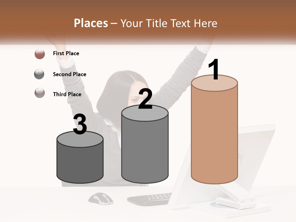 Businesspeople Beautiful Attractive PowerPoint Template