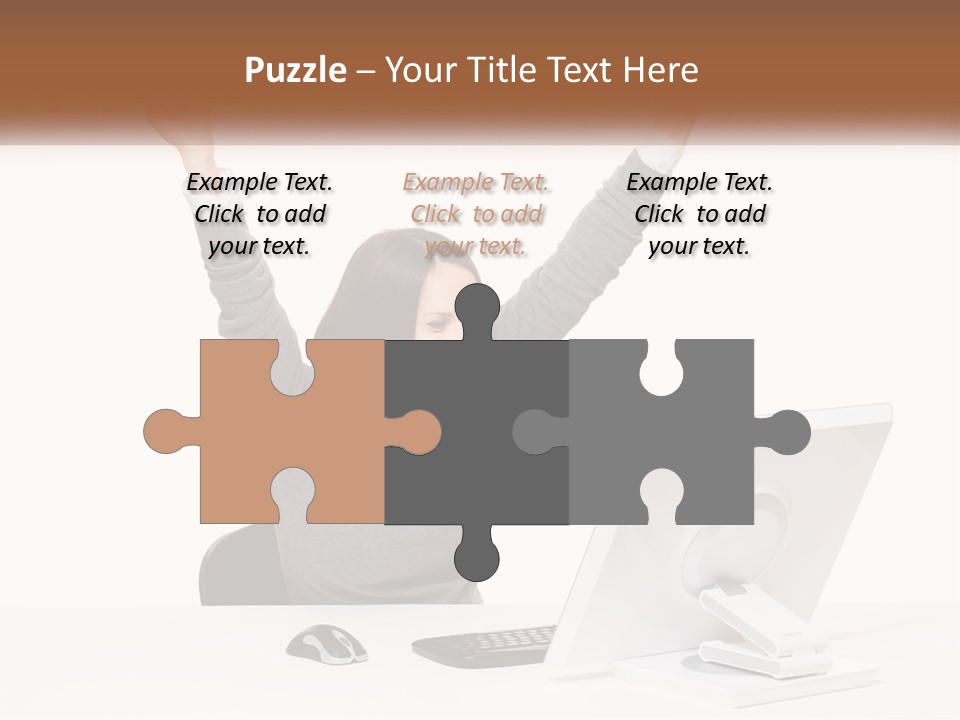 Businesspeople Beautiful Attractive PowerPoint Template