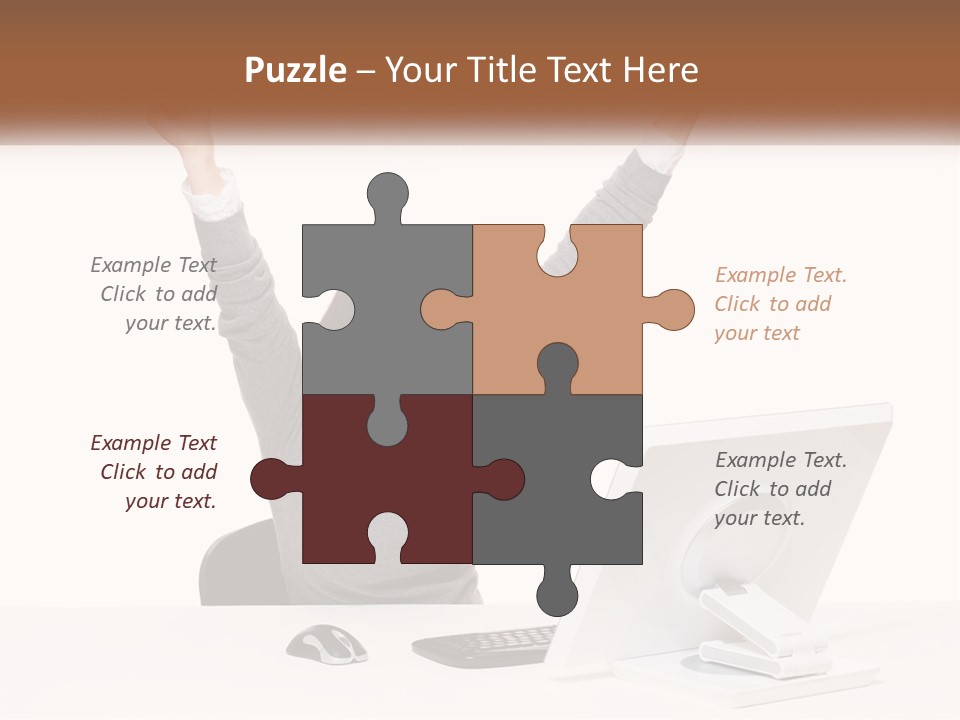 Businesspeople Beautiful Attractive PowerPoint Template