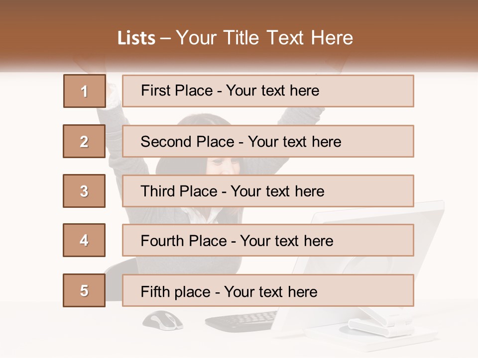 Businesspeople Beautiful Attractive PowerPoint Template