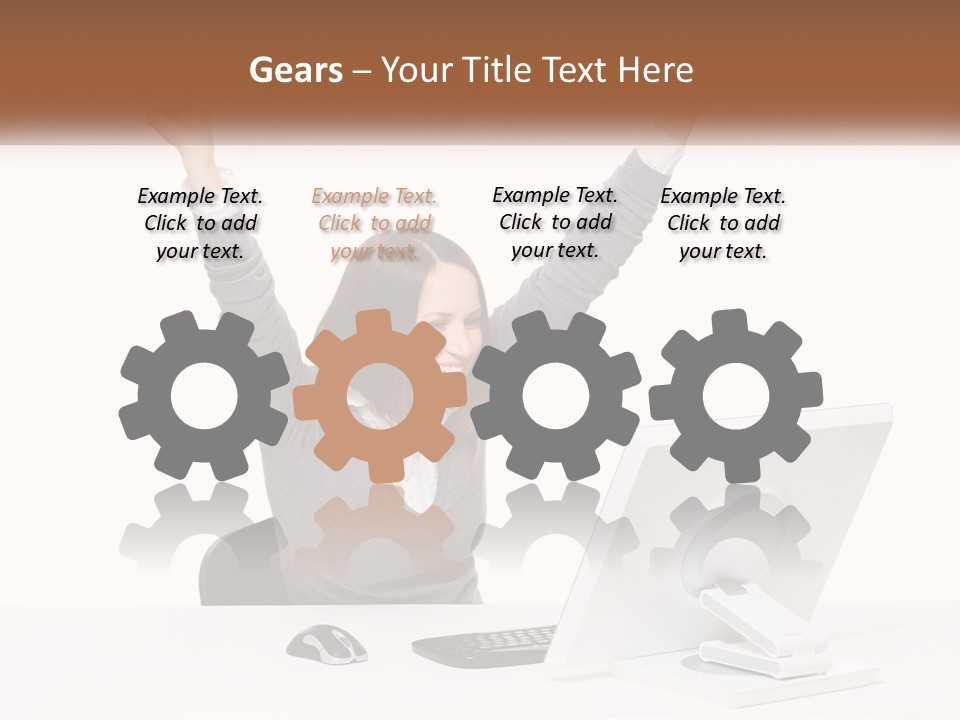 Businesspeople Beautiful Attractive PowerPoint Template