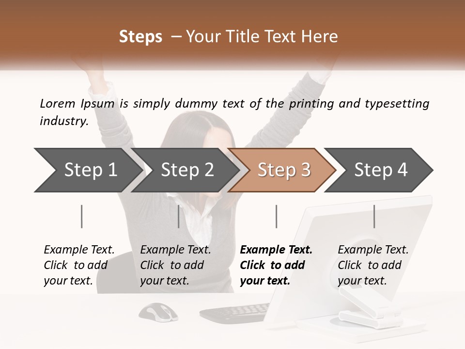 Businesspeople Beautiful Attractive PowerPoint Template