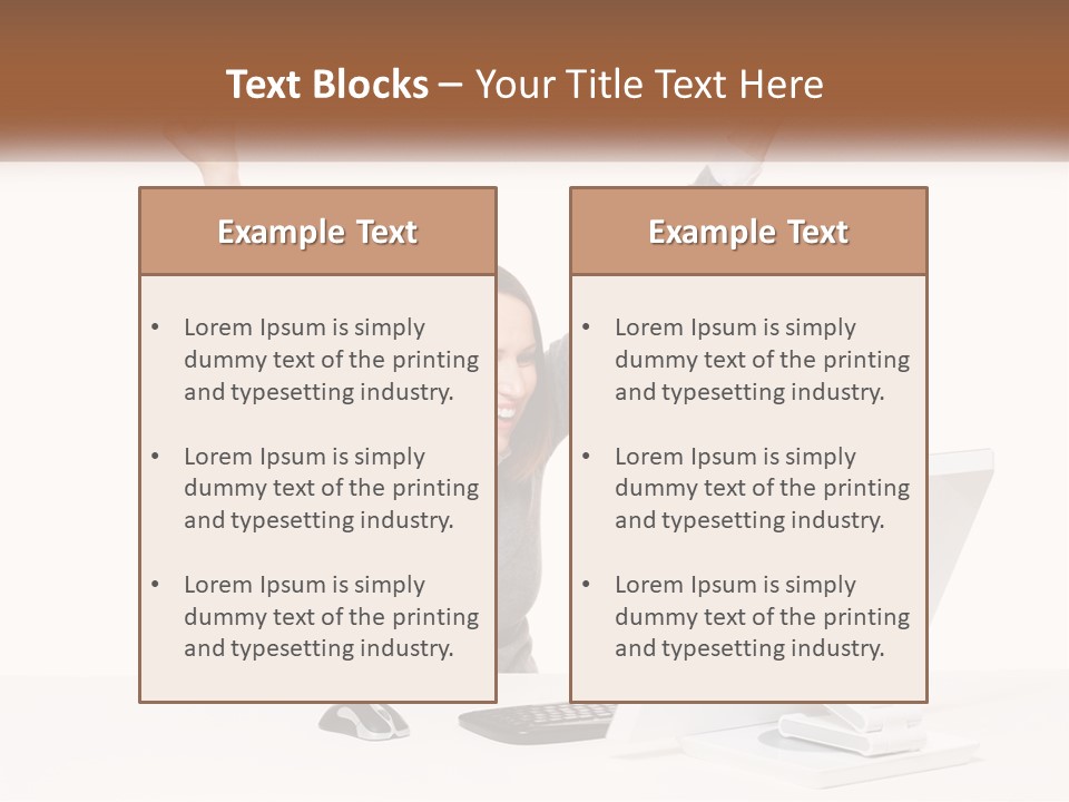 Businesspeople Beautiful Attractive PowerPoint Template