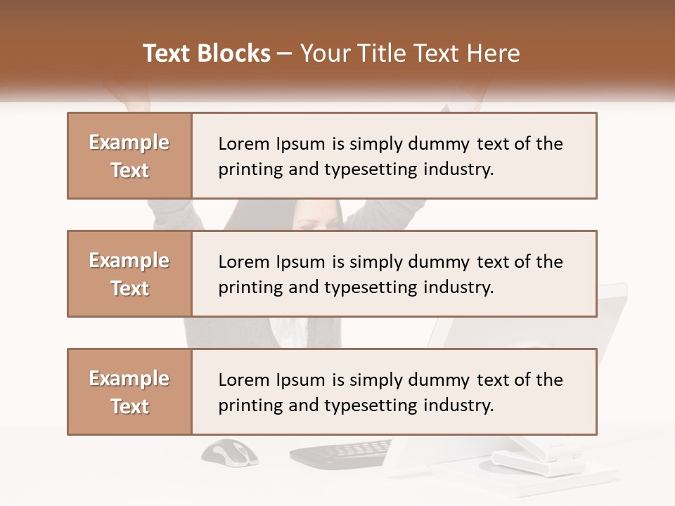 Businesspeople Beautiful Attractive PowerPoint Template
