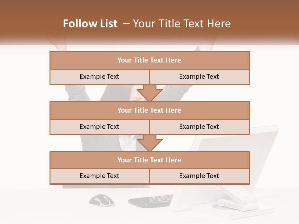Businesspeople Beautiful Attractive PowerPoint Template