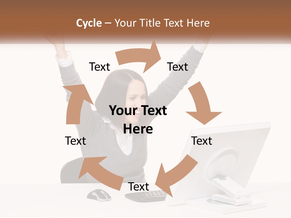 Businesspeople Beautiful Attractive PowerPoint Template