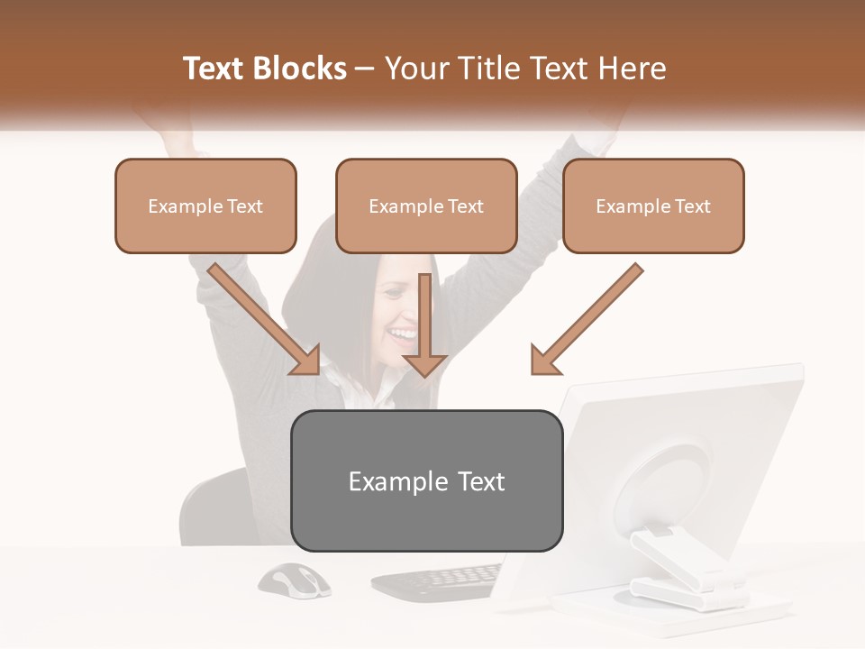 Businesspeople Beautiful Attractive PowerPoint Template