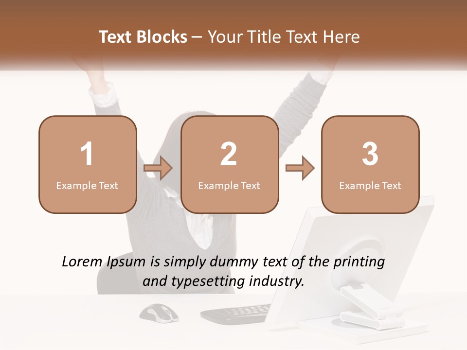 Businesspeople Beautiful Attractive PowerPoint Template