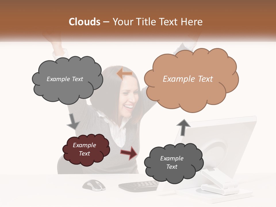 Businesspeople Beautiful Attractive PowerPoint Template