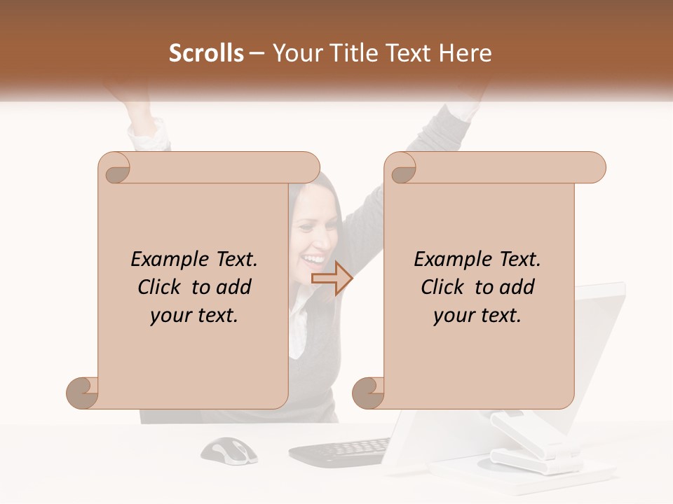 Businesspeople Beautiful Attractive PowerPoint Template