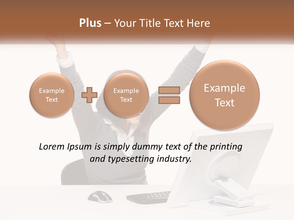 Businesspeople Beautiful Attractive PowerPoint Template