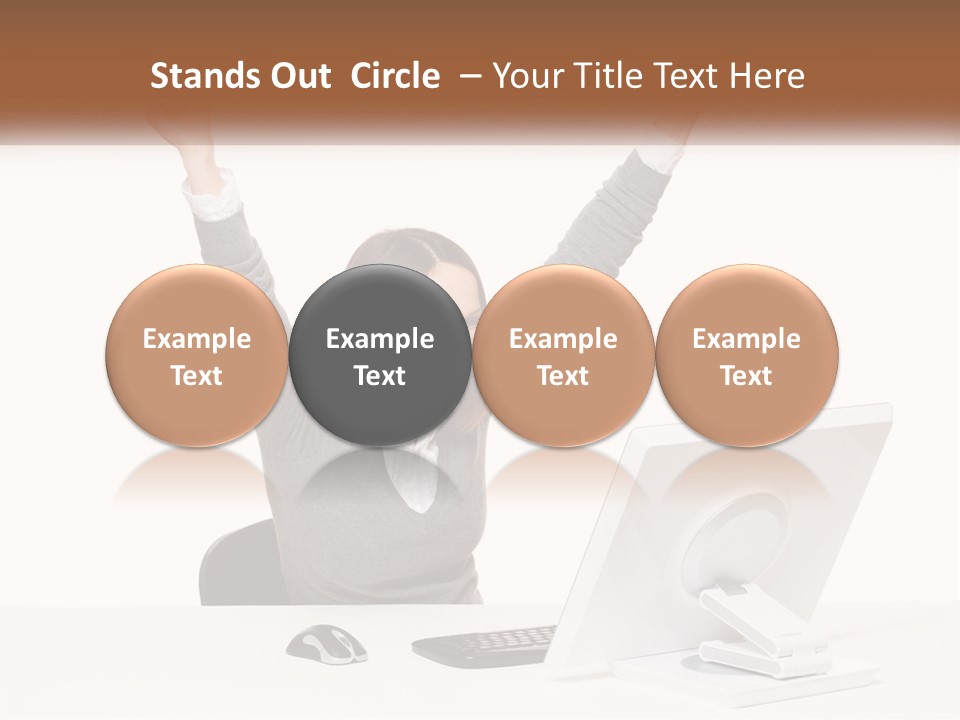 Businesspeople Beautiful Attractive PowerPoint Template