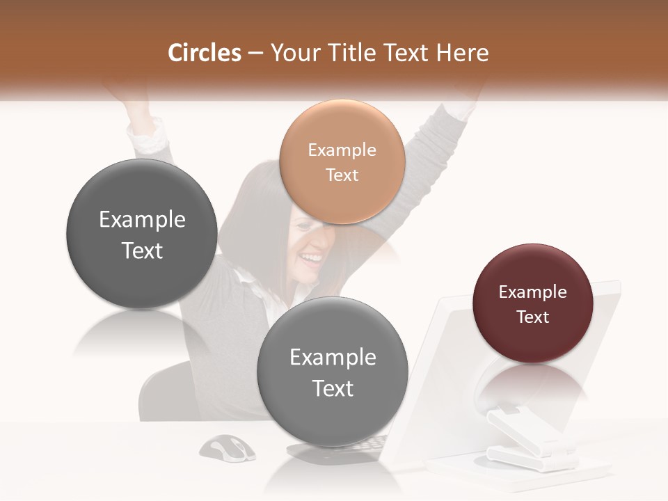 Businesspeople Beautiful Attractive PowerPoint Template