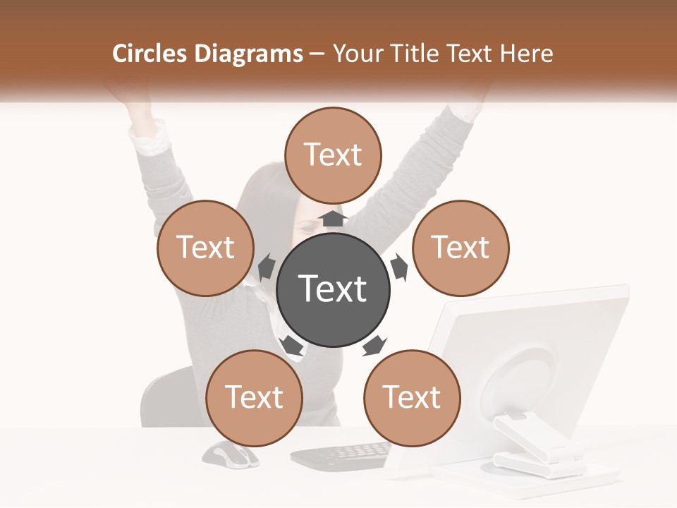 Businesspeople Beautiful Attractive PowerPoint Template