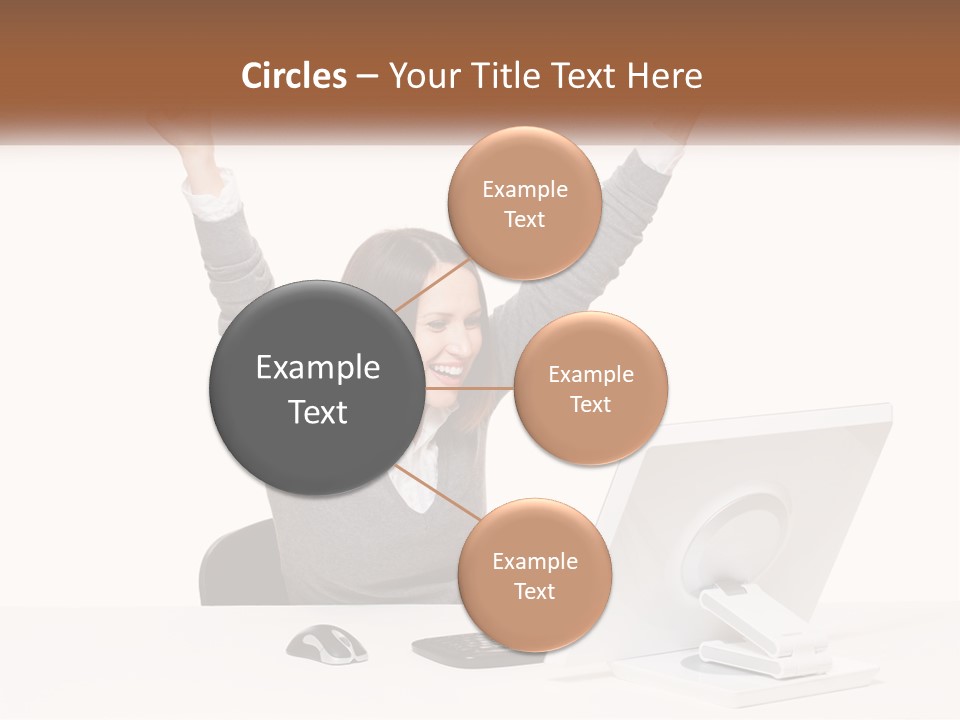 Businesspeople Beautiful Attractive PowerPoint Template