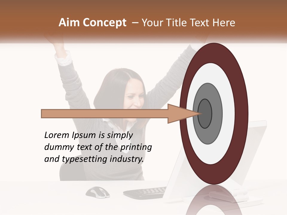 Businesspeople Beautiful Attractive PowerPoint Template