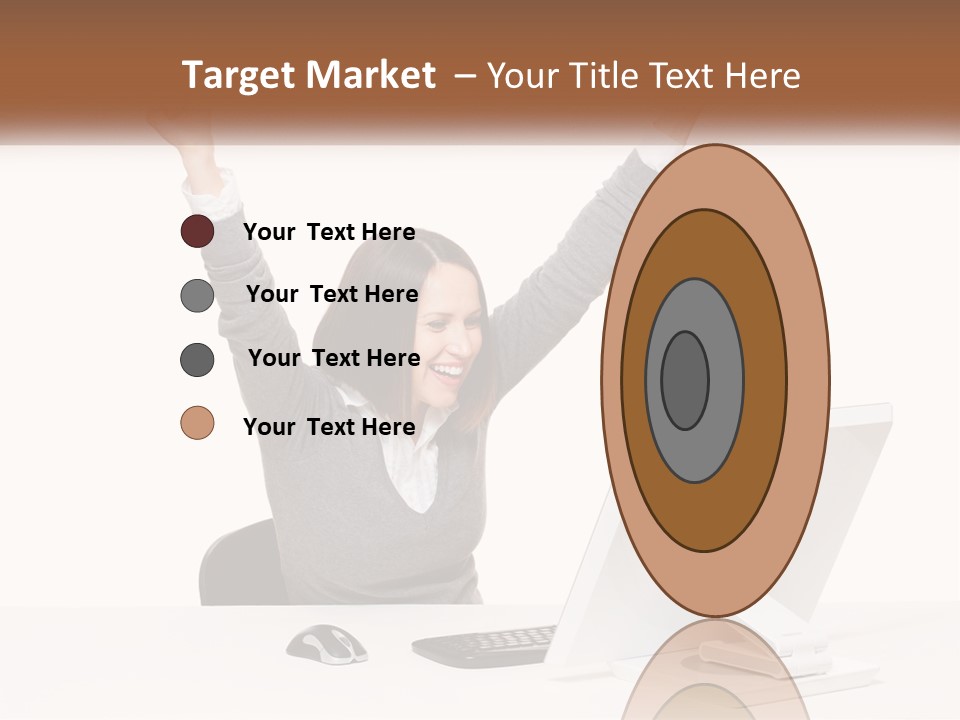 Businesspeople Beautiful Attractive PowerPoint Template