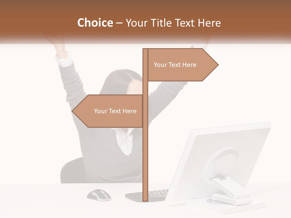 Businesspeople Beautiful Attractive PowerPoint Template