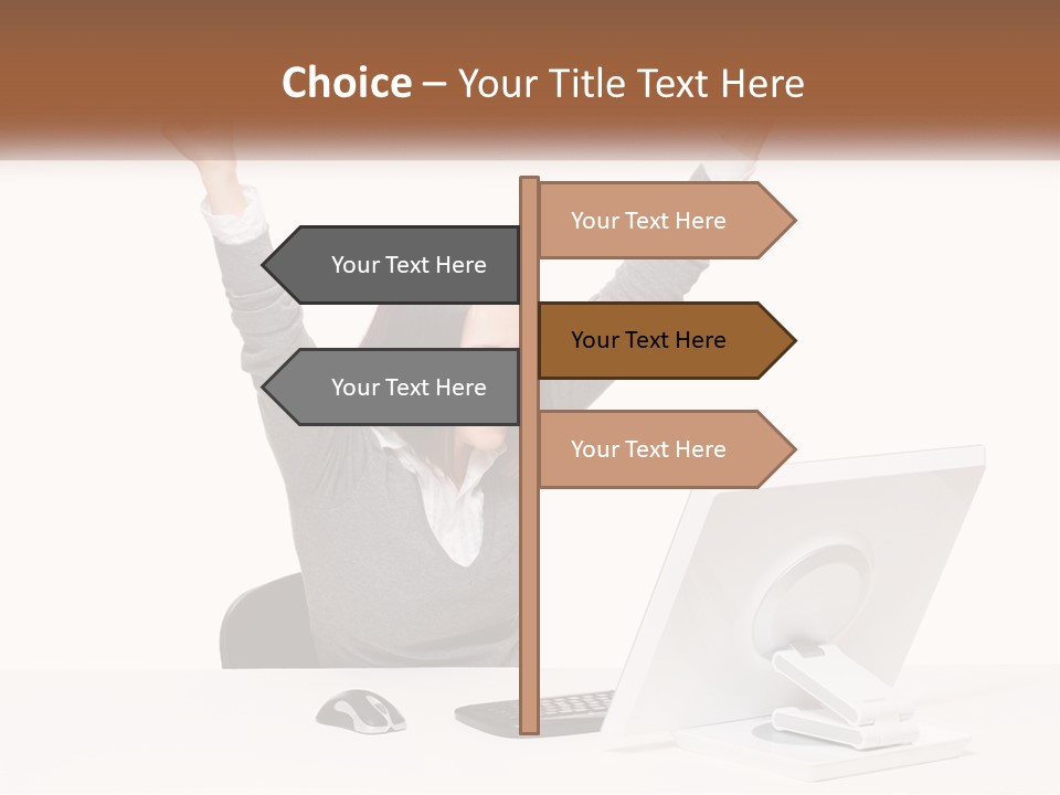 Businesspeople Beautiful Attractive PowerPoint Template